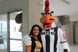 Visita do Mascote do Clube Atlético Mineiro