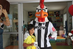 Visita do Mascote do Clube Atlético Mineiro